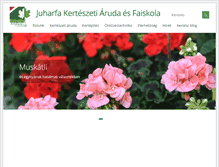 Tablet Screenshot of juharfa.hu